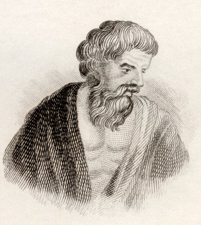 1825 में प्रकाशित &39;क्रैब्स हिस्टोरिकल डिक्शनरी&39; से अरिस्टोमाचुस द्वारा अंग्रेजी स्कूल