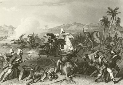 जनरल निकोल्सन द्वारा अनियमित कैवेलरी द्वारा सीलकोटे उत्परिवर्ती पर हमला द्वारा अंग्रेजी स्कूल