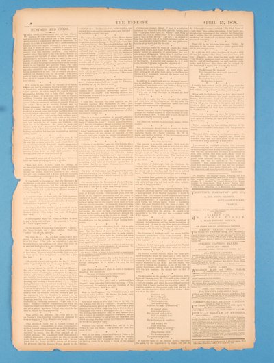 रेफरी का पृष्ठ, no.35। 15 अप्रैल 1878 द्वारा अंग्रेजी स्कूल