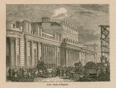 बैंक ऑफ इंग्लैंड, सर जॉन सोन्स साउथ फ्रंट, 1823 द्वारा अंग्रेजी स्कूल