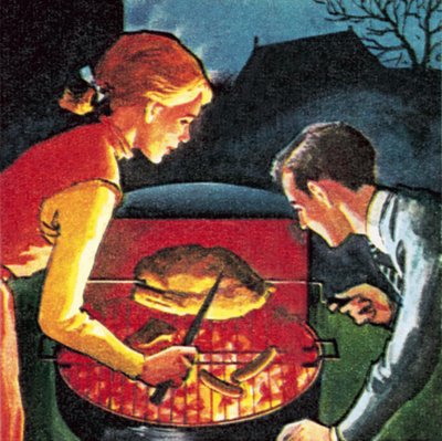 बगीचे में बारबेक्यू द्वारा अंग्रेजी स्कूल