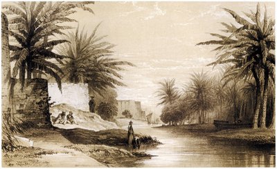 बसरा, सी.1834-37 (ड्राइंग) द्वारा अंग्रेजी स्कूल