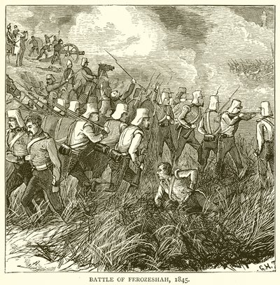 फिरोजशाह की लड़ाई, 1845 द्वारा अंग्रेजी स्कूल