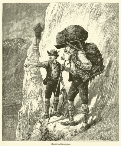 बवेरियन तस्कर (उत्कीर्णन) द्वारा अंग्रेजी स्कूल