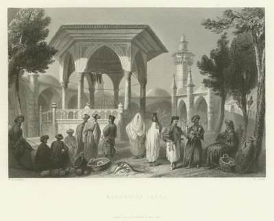 जफ्फा, 1837 में बाजार द्वारा अंग्रेजी स्कूल
