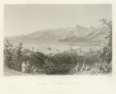बेरुत और माउंट लेबनान, 1837 द्वारा अंग्रेजी स्कूल