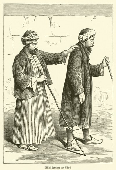 अंधा अग्रणी अंधे (उत्कीर्णन) द्वारा अंग्रेजी स्कूल