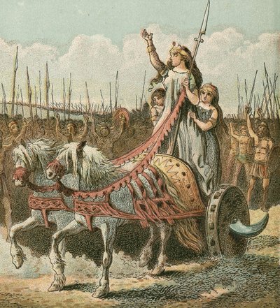 Boadicea और उसकी सेना द्वारा अंग्रेजी स्कूल