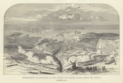 17 अक्टूबर 1854 को ब्रिटिश और फ्रांसीसी मित्र देशों की सेना और फ्लेट्स द्वारा सेबस्टोपोल पर बमबारी द्वारा अंग्रेजी स्कूल
