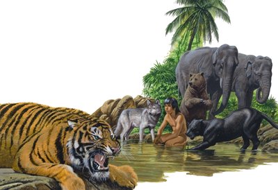 लड़का और जानवर द्वारा English School