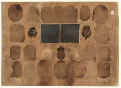 ब्रिटिश राजस्व टिकट, c.1765 द्वारा अंग्रेजी स्कूल