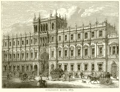 बर्लिंगटन हाउस, 1875 द्वारा अंग्रेजी स्कूल