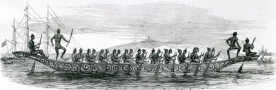 द बर्मि वॉर बोट, द लंदन इलस्ट्रेटेड न्यूज़, 1852 से लिया गया द्वारा अंग्रेजी स्कूल