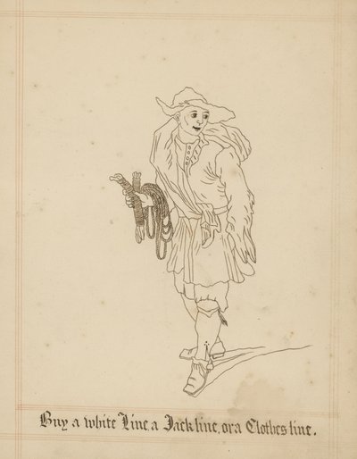 एक सफेद लाइन, एक जैक लाइन या एक कपड़े की लाइन (कागज पर स्याही) खरीदें द्वारा अंग्रेजी स्कूल