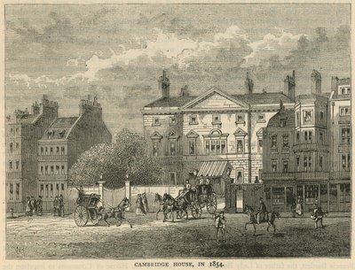 1854 में कैम्ब्रिज हाउस द्वारा अंग्रेजी स्कूल
