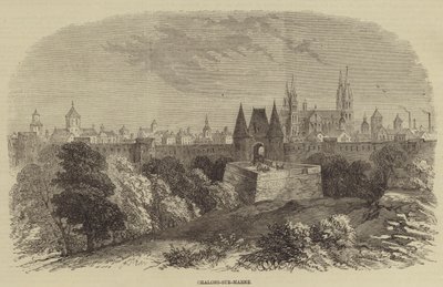 Chalons-सुर-मार्ने (उत्कीर्णन) द्वारा अंग्रेजी स्कूल