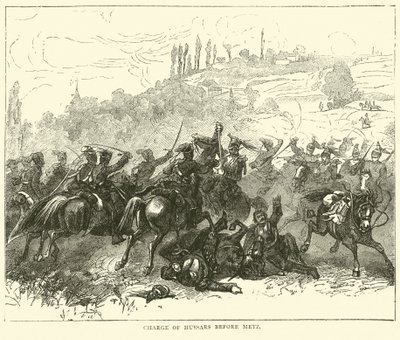 मेट्ज़ से पहले हुसर्स का प्रभार, अक्टूबर 1870 द्वारा अंग्रेजी स्कूल