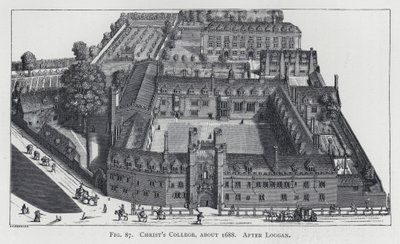 लोगन के बाद, क्राइस्ट कॉलेज, 1688 के बारे में द्वारा अंग्रेजी स्कूल