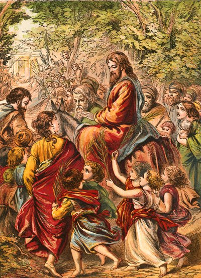 यरूशलेम में मसीह का प्रवेश द्वारा अंग्रेजी स्कूल