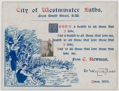 सिटी ऑफ वेस्टमिंस्टर बाथ, ग्रेट स्मिथ स्ट्रीट, 1904 द्वारा अंग्रेजी स्कूल