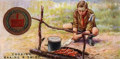 स्काउट्स के लिए कुक प्रवीणता बैज - बेकिंग ए ट्विस्ट, 1929 द्वारा अंग्रेजी स्कूल