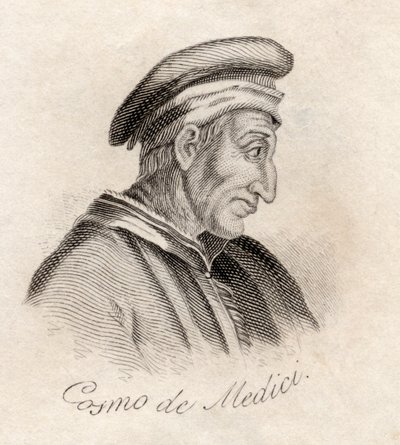 &39;क्रैब्स हिस्टोरिकल डिक्शनरी&39; से कोसिमो डी मेडिसी, 1825 में प्रकाशित हुआ द्वारा अंग्रेजी स्कूल