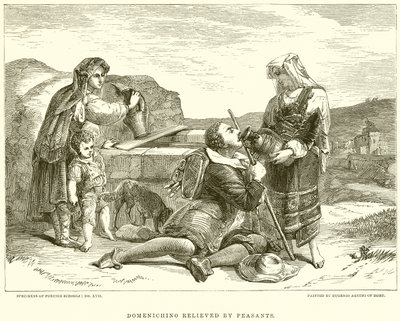 Domenichino किसानों द्वारा राहत मिली द्वारा अंग्रेजी स्कूल