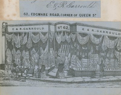E & R Garrould, 62 Edgware Road, Corner of Queen Street, London द्वारा अंग्रेजी स्कूल