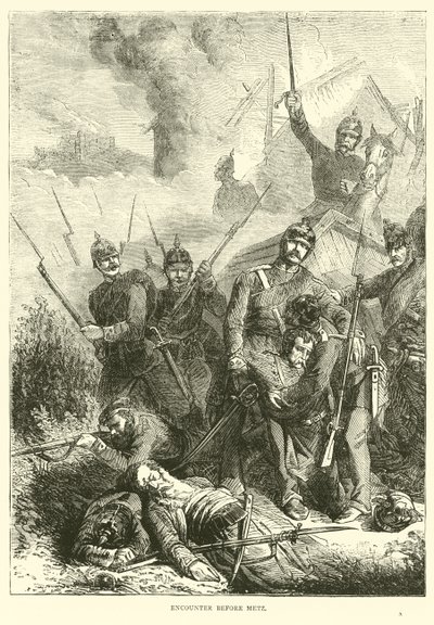 मेट्ज़ से पहले मुठभेड़, 1870 अगस्त द्वारा अंग्रेजी स्कूल