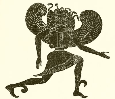 Etruscan Gorgon। (कैंपाना संग्रहालय) द्वारा अंग्रेजी स्कूल