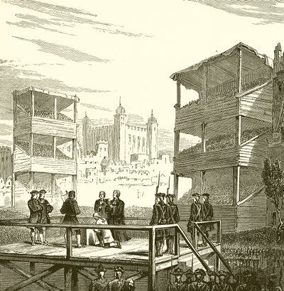 टॉवर हिल, 1716 पर लॉर्ड डेरेवेंटवाटर के प्रभु का निष्पादन द्वारा अंग्रेजी स्कूल