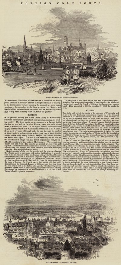 विदेशी मकई बंदरगाह (उत्कीर्णन) द्वारा अंग्रेजी स्कूल