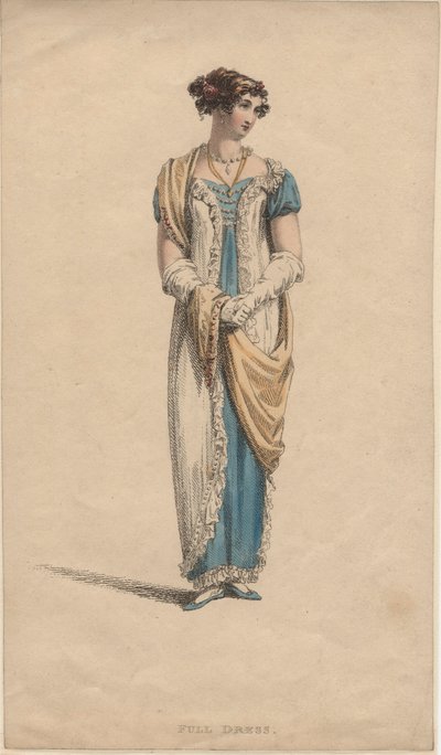 फुल ड्रेस, 1817 द्वारा अंग्रेजी स्कूल