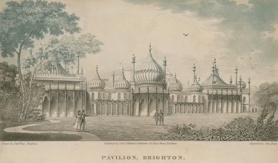 ब्राइटन में रॉयल मंडप का सामान्य दृश्य द्वारा अंग्रेजी स्कूल