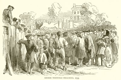 जॉर्ज व्हिटफील्ड उपदेश, 1735 द्वारा अंग्रेजी स्कूल