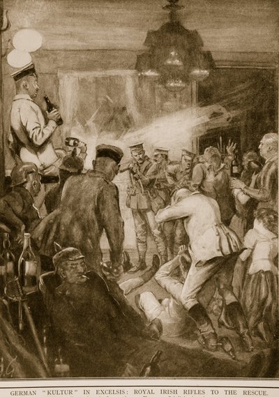 एक्सेलिस में जर्मन कुल्टुर: बचाव के लिए रॉयल आयरिश राइफल्स, 1914-19 द्वारा अंग्रेजी स्कूल