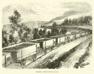 जर्मन गोला-बारूद ट्रेन, 1870 सितंबर द्वारा अंग्रेजी स्कूल