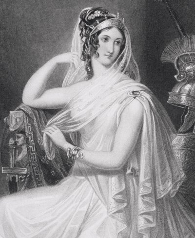 हेलेन ऑफ ट्रॉय, सी .1845 द्वारा अंग्रेजी स्कूल