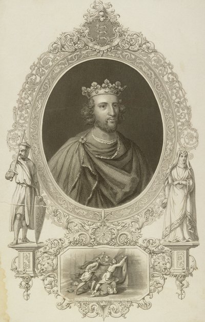 हेनरी III (1207-72) &39;द गैलरी ऑफ पोर्ट्रेट्स&39; से इंग्लैंड के राजा, 1833 प्रकाशित द्वारा अंग्रेजी स्कूल