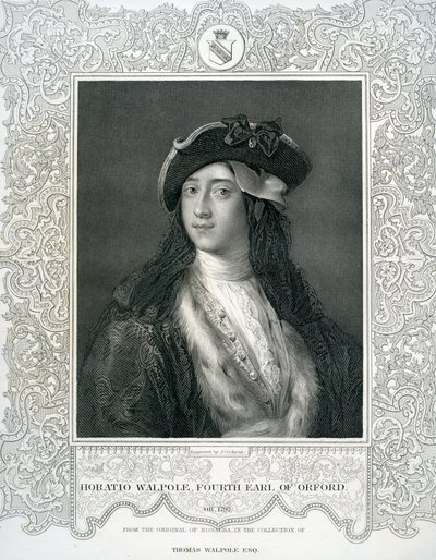 होरैटो वालपोल, ऑरफोर्ड का चौथा अर्ल (1717-97) द्वारा अंग्रेजी स्कूल