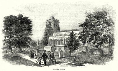 Hornsey चर्च (उत्कीर्णन) द्वारा अंग्रेजी स्कूल
