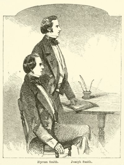 Hyrum स्मिथ, जोसेफ स्मिथ (उत्कीर्णन) द्वारा अंग्रेजी स्कूल