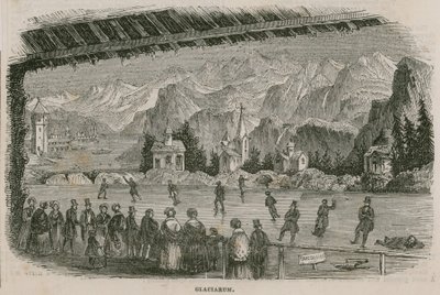 आइस-रिंक, बेकर स्ट्रीट बाजार, किंग स्ट्रीट, पोर्टमैन स्क्वायर लंदन द्वारा अंग्रेजी स्कूल