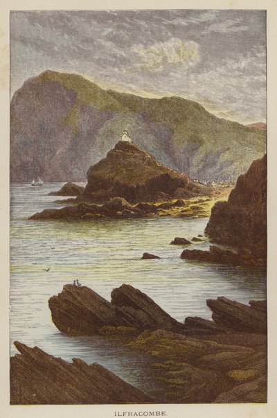 Ilfracombe (रंगीन उत्कीर्णन) द्वारा अंग्रेजी स्कूल
