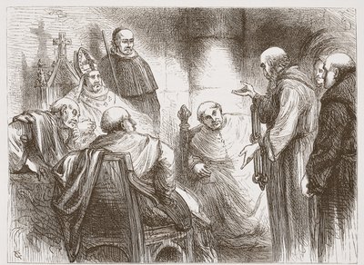 जेम्स एइटकेन वायली (1808-1890), पब द्वारा प्रोटेस्टेंटवाद के इतिहास से चित्रण। 1878 द्वारा अंग्रेजी स्कूल
