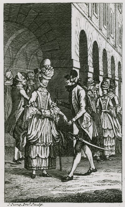 हैरिस लिस्ट में चित्रण, 1773 का संस्करण द्वारा अंग्रेजी स्कूल