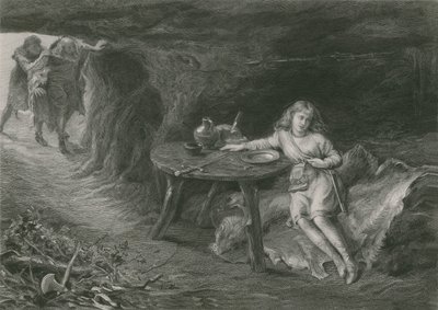 गुफा में Imogen, Cymbeline द्वारा अंग्रेजी स्कूल