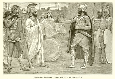 Agesilaus और Pharnabazus के बीच साक्षात्कार द्वारा अंग्रेजी स्कूल