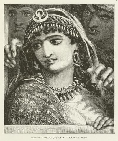 Jezebel Jehu पर एक खिड़की से बाहर देख रहे हैं द्वारा अंग्रेजी स्कूल