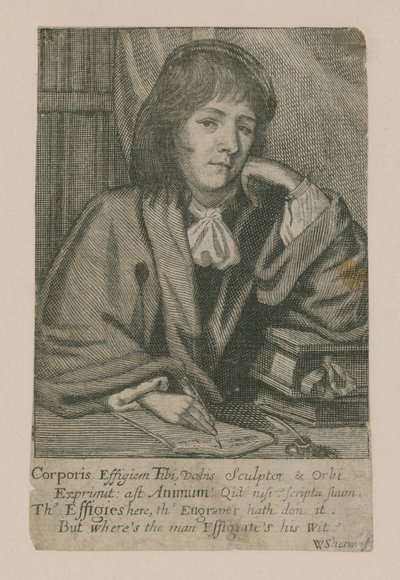 जॉन नॉर्टन; विद्वानों के सामने वैद मकुम, 1674 द्वारा अंग्रेजी स्कूल